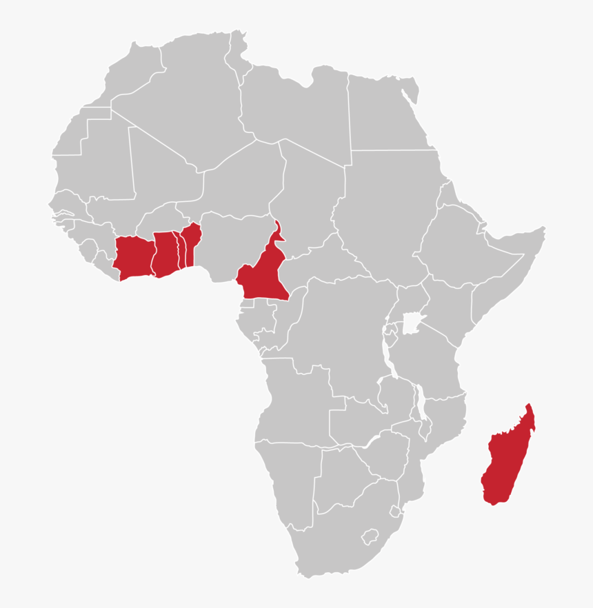Carte Citroen Afrique - Africa Free Trade Zone 2018, HD Png Download