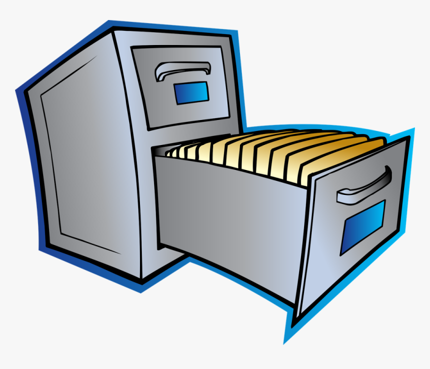 Filing Cabinet Clip Art, HD Png Download