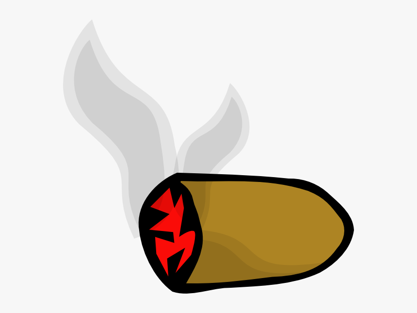 Smoke Cigar Stub Svg Clip Arts - Cigar Clip Art, HD Png Download