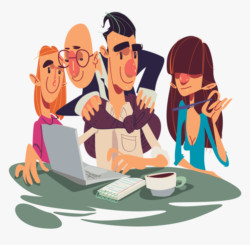 Euclidean Vector Cartoon Illustration - Cartoon, HD Png Download