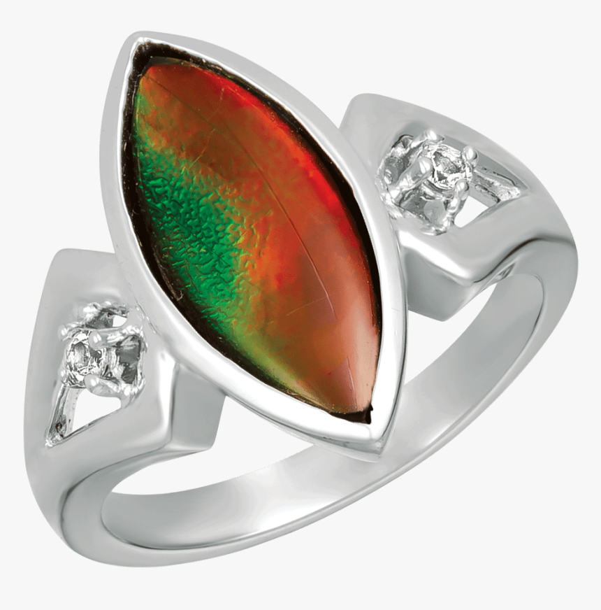 Morgan Sterling Silver Ring By Korite Ammolite - Pre-engagement Ring, HD Png Download