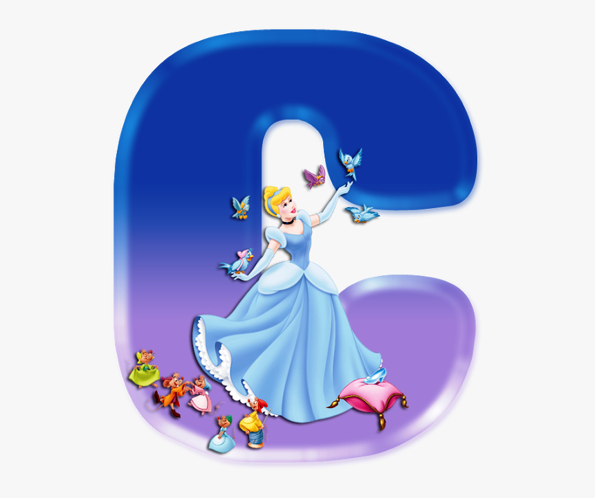 Alfabeto Decorativo Cinderela Png - Letra Da Cinderela U, Transparent Png