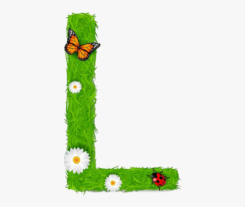 L Letter Png Pic - L Letter Flower Png, Transparent Png