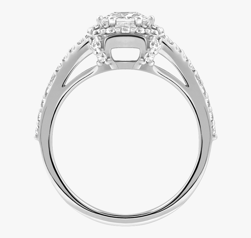 Princess Halo Ring - Pre-engagement Ring, HD Png Download
