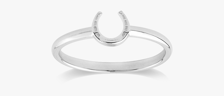 Stow Lockets Sterling Silver Lucky Horseshoe Stacker - Engagement Ring, HD Png Download