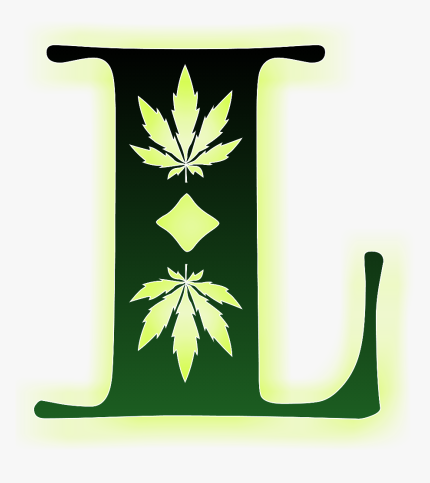 #l #ele #maryjane #canabis #hoja #letra #mota #cush - Illustration, HD Png Download