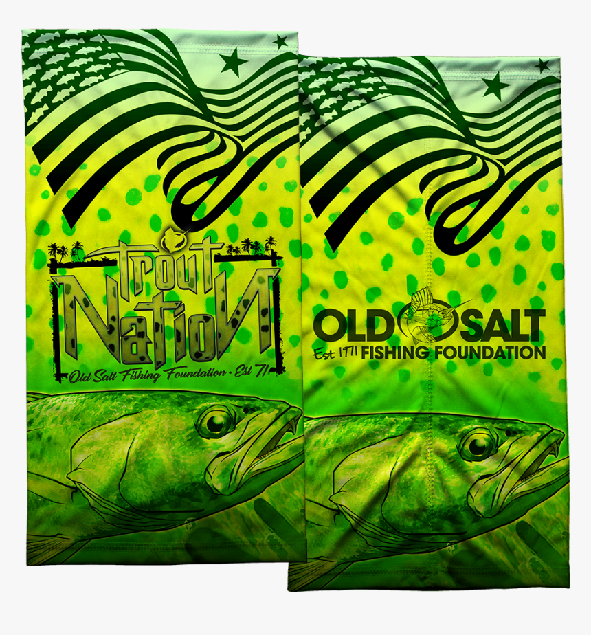 Trout Nation Face Shield - Graphic Design, HD Png Download