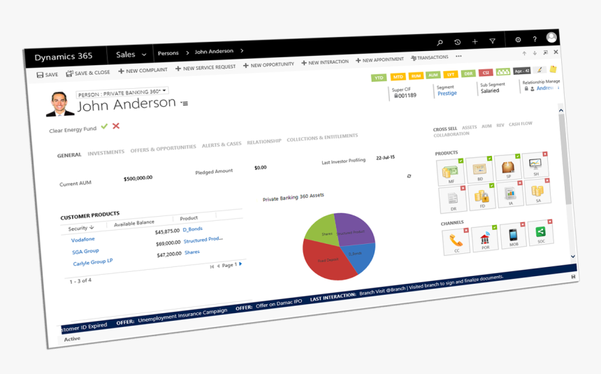 Wealth Management Crm - Wealth Management Firm Dashboard For 360, HD Png Download