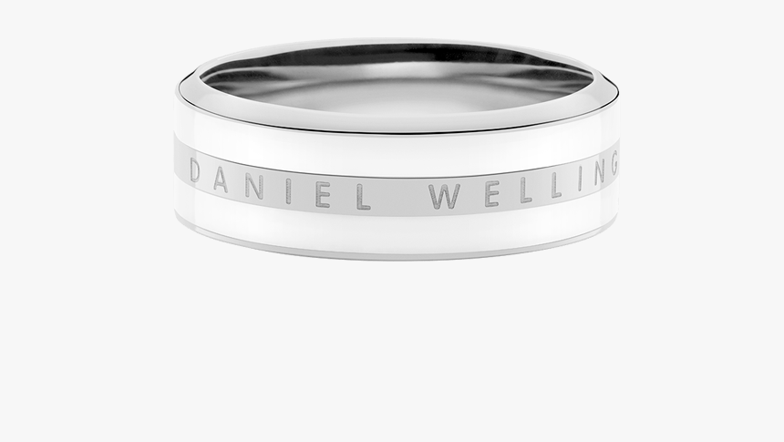 Classic Ring Satin White Silver - Daniel Wellington Prsten, HD Png Download