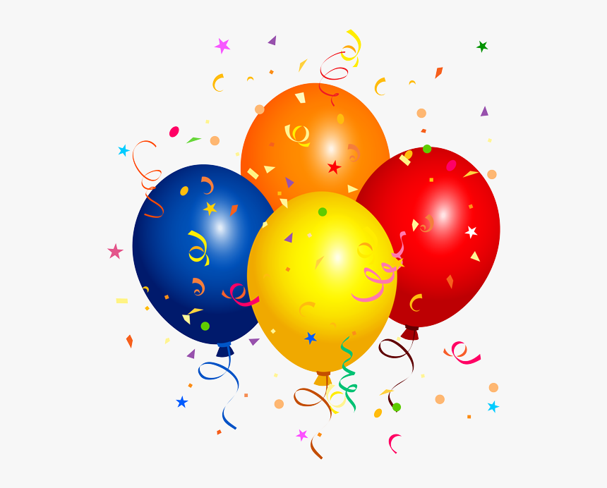 Transparent Background Birthday Balloons Png, Png Download