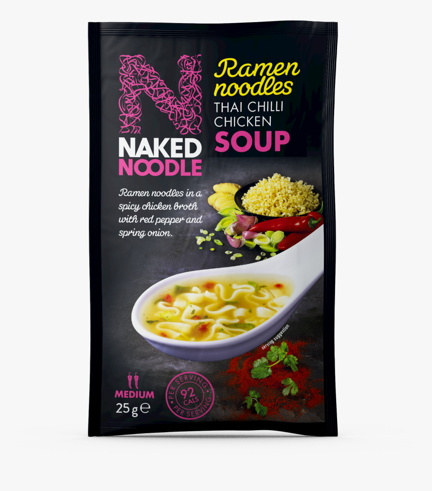 Nn Soups Thaichilli - Ramen Naked Noodle Soup, HD Png Download