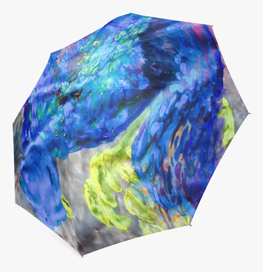 Blue Phoenix Sleeping Foldable Umbrella - Umbrella, HD Png Download