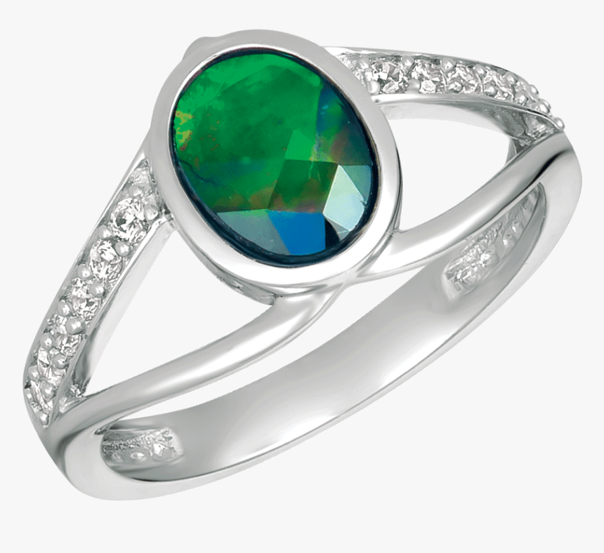 Lorelei Sterling Silver Swarovski Openwork Ring By - Engagement Ring, HD Png Download