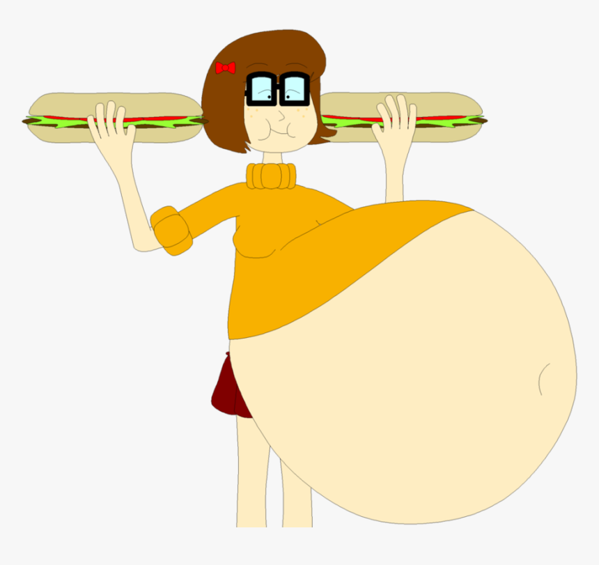 Sandwich Stuffing Velma By Angry - Cartoon, HD Png Download
