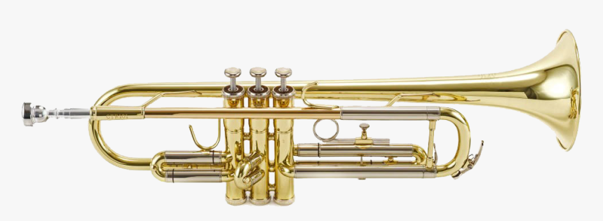 Gold Trumpet Png Free Download - Tromba Png, Transparent Png
