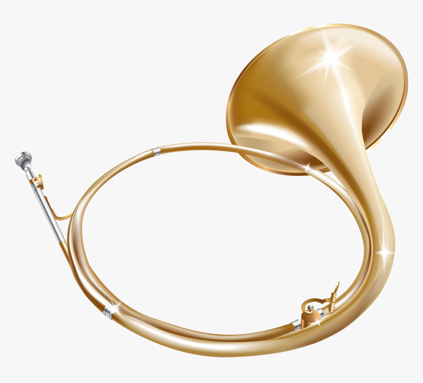 Horn Png Clipart - Music Instrument Clip Art Png, Transparent Png