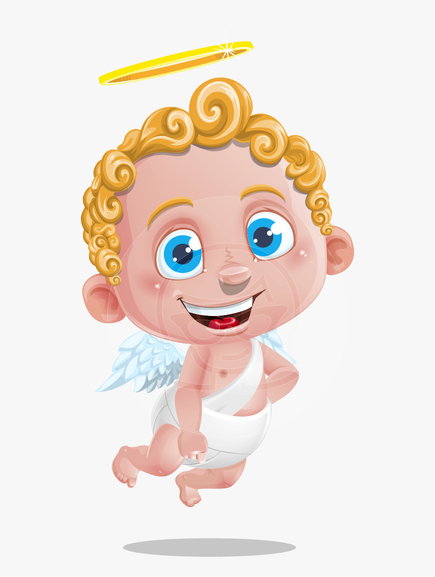 Cupid Cartoon Character - Cartoon Love Relationship Vector Cartoon, HD Png Download