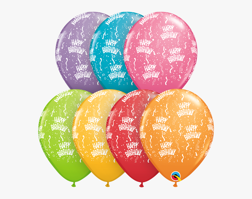 Hb Print - Happy Birthday Printed Balloons, HD Png Download