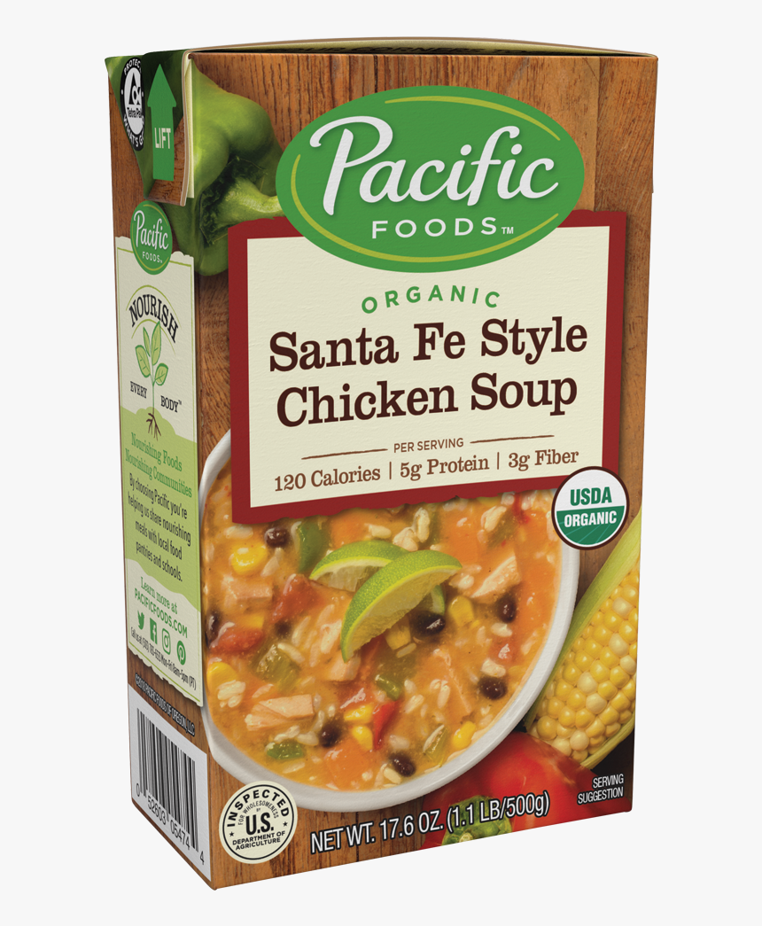 Pacific Organic Chicken Noodle Soup Reduced Sodium, HD Png Download