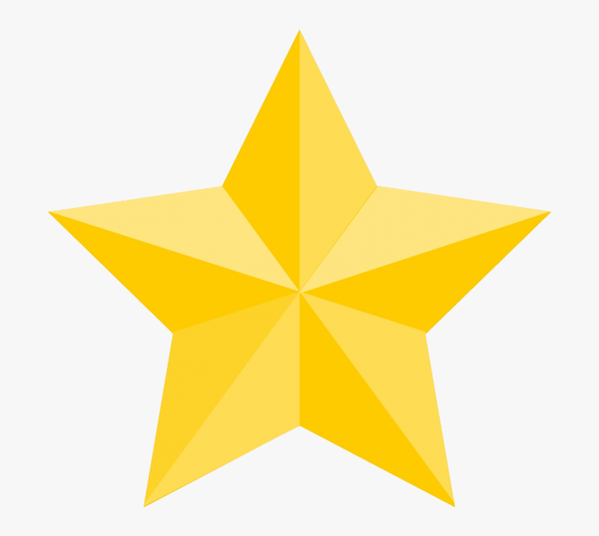 Picture - Yellow Star Black Background, HD Png Download