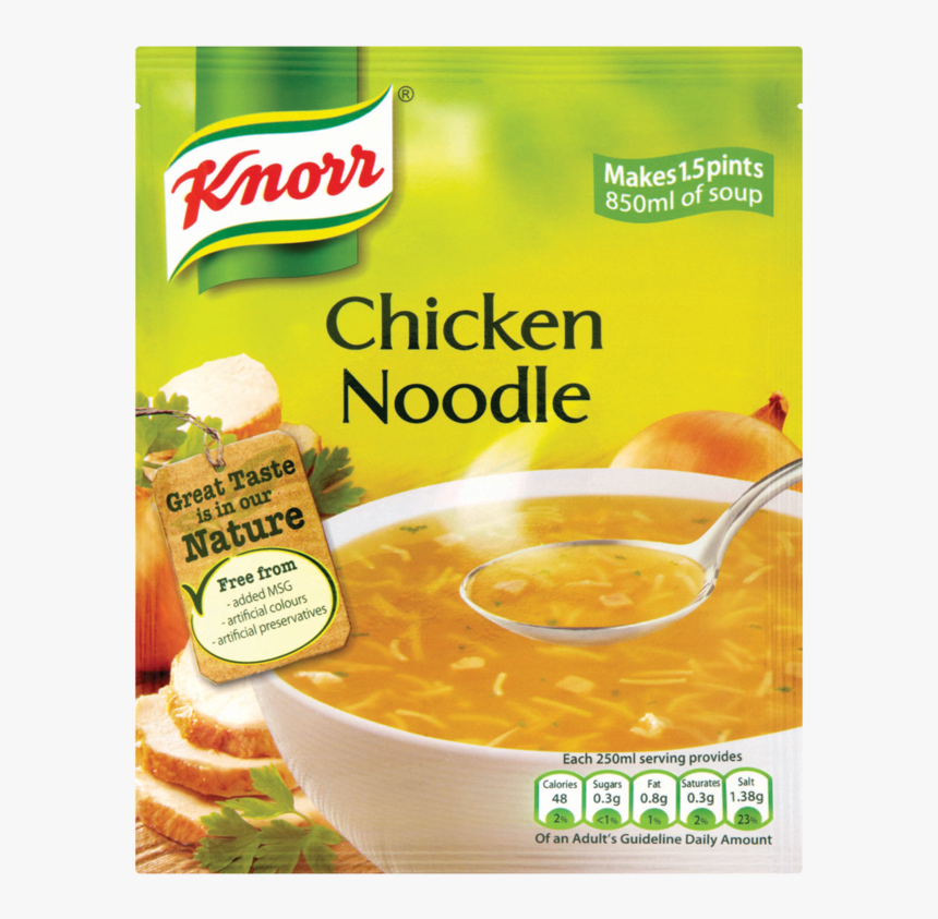 Knorr Chicken Noodle Soup 48g - Broccoli And Stilton Soup Knorr, HD Png Download