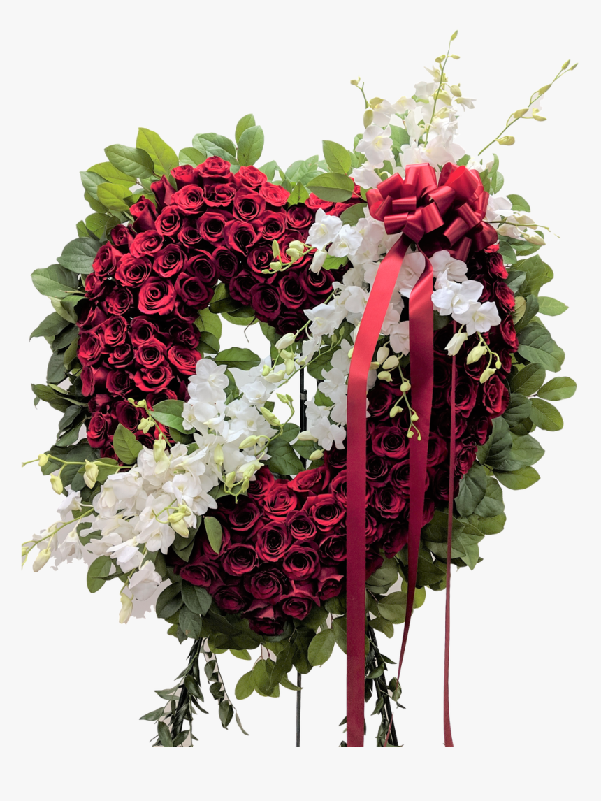 Rose & Orchid Open Heart - Bouquet, HD Png Download