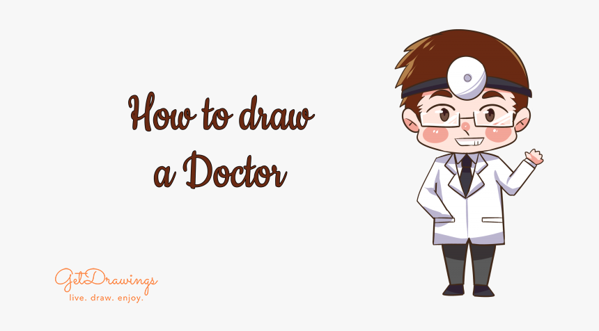 How To Draw A Doctor - Dog, HD Png Download