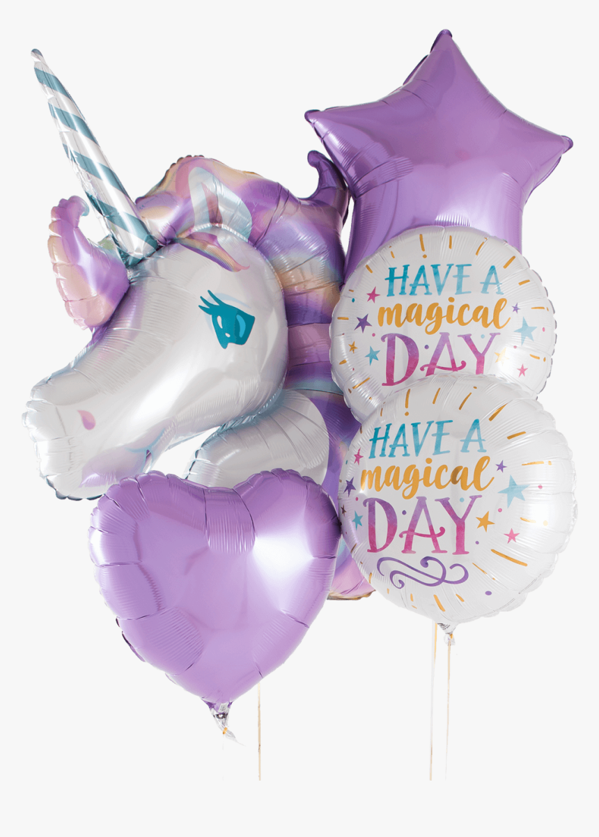 Pastel Unicorn Balloon Bunch - Unicorn Pastel Balloons, HD Png Download
