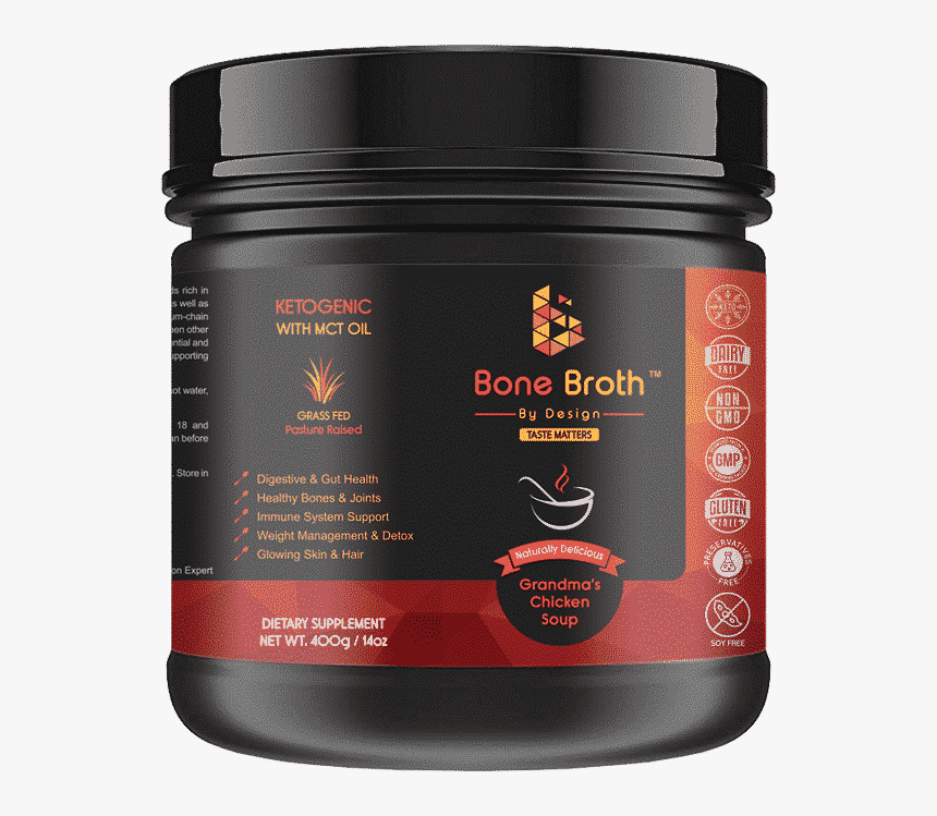 Bone Broth Chicken Soup Flavor Jar - Gaming Booster, HD Png Download