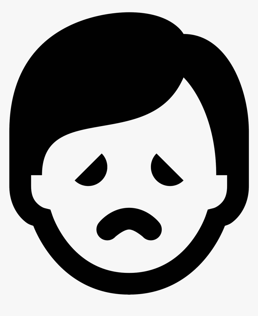 Hombre Triste Icon - Portable Network Graphics, HD Png Download