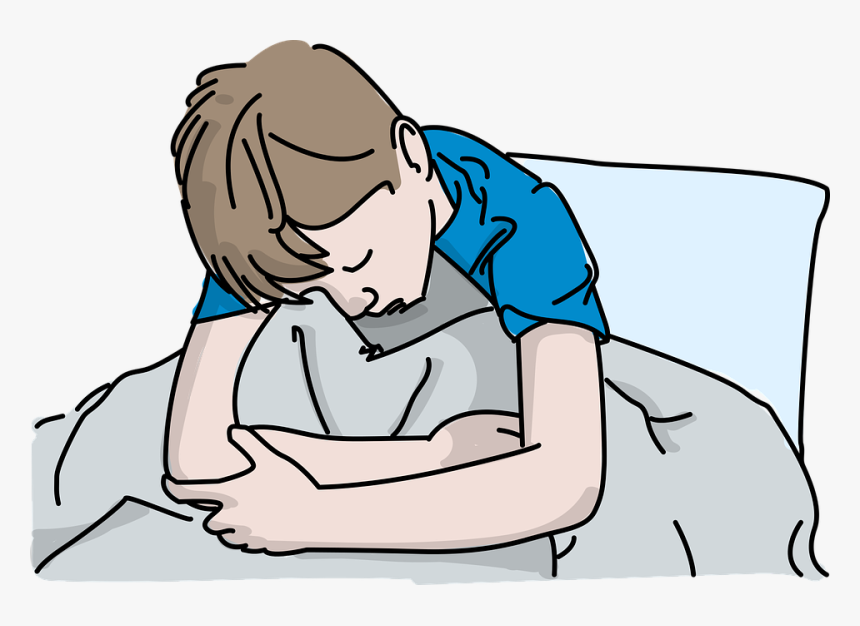 Triste, Enfermo, Llorando, Niño - Sick Child Clipart, HD Png Download