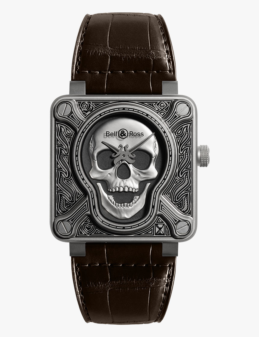 Bell & Ross Burning Skull, HD Png Download