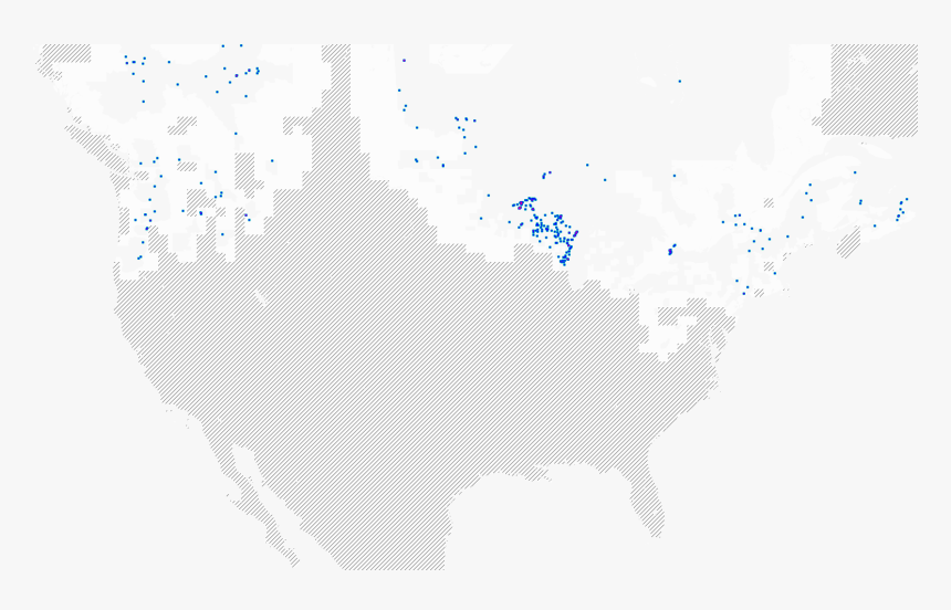 Base Map Where Plant Found - Map, HD Png Download