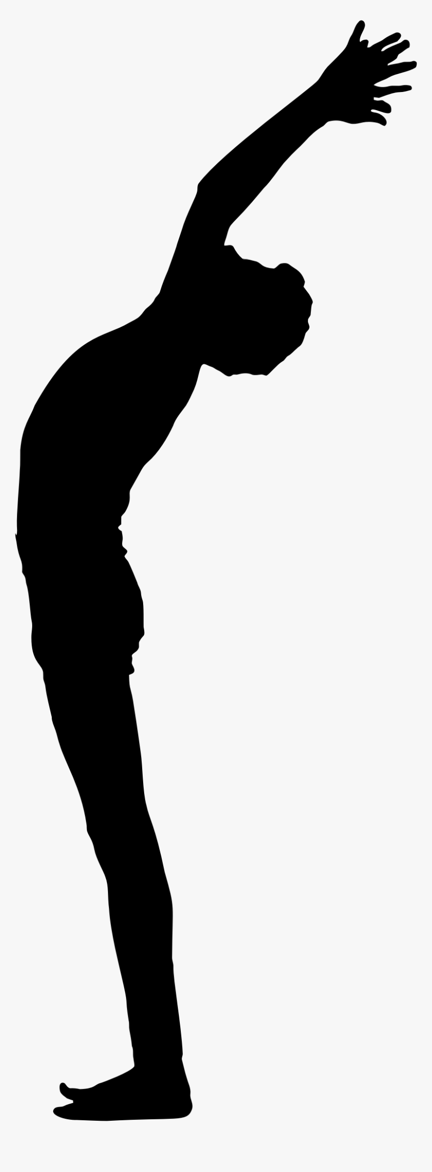 Pose Silhouette Big Image Png Male Yoga Silhouette- - Black Male Yoga Poses, Transparent Png
