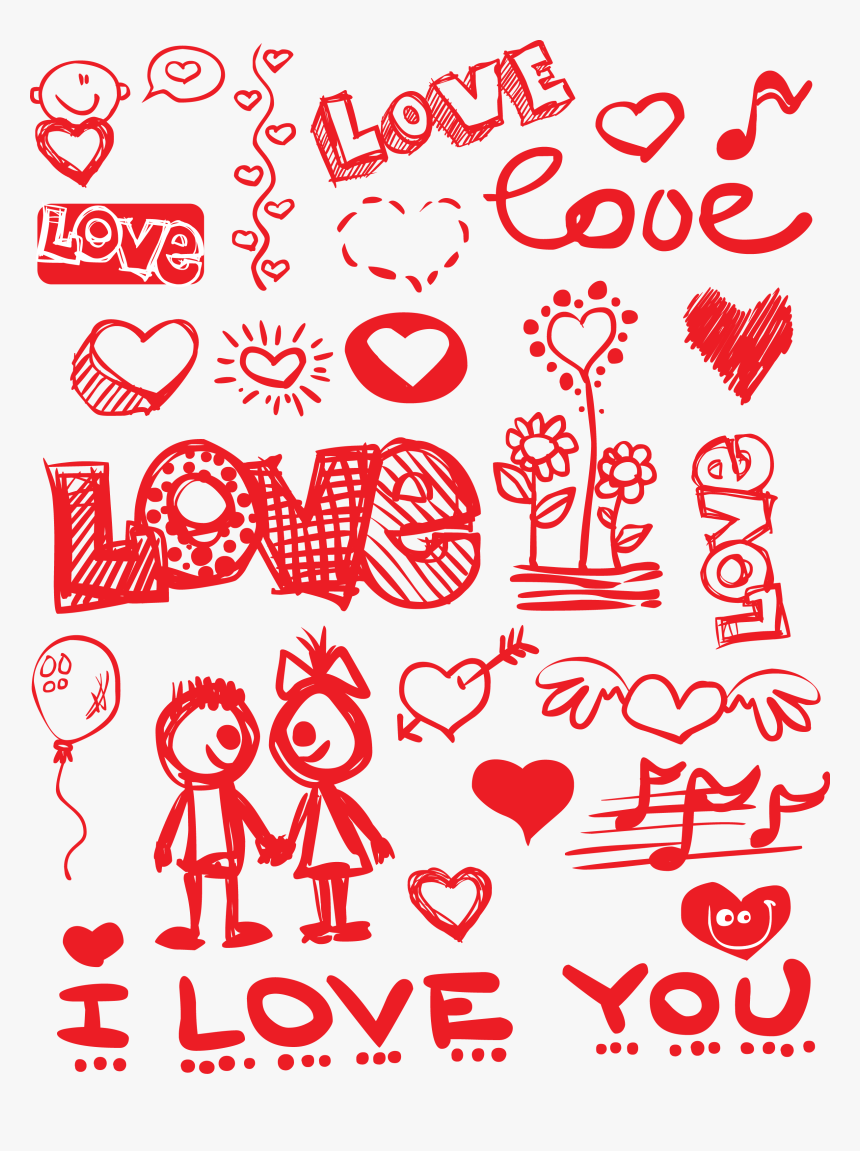 Hand Painted Heart Vector, HD Png Download