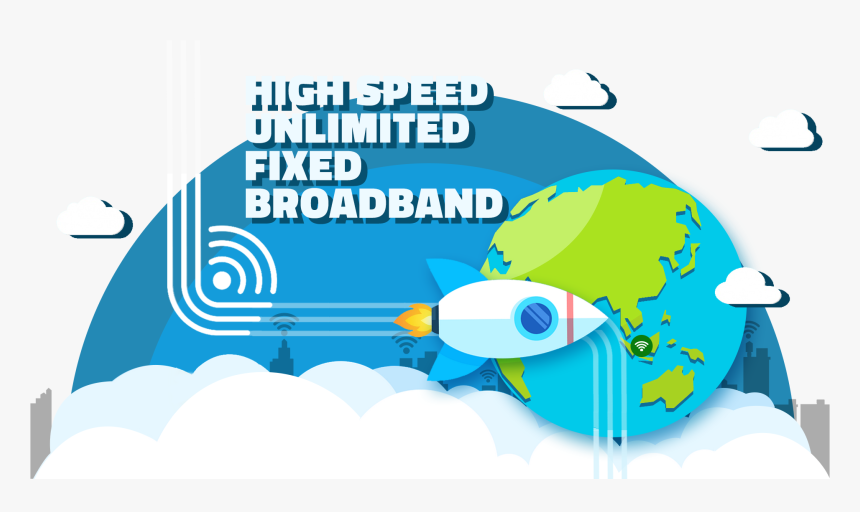 Internet Clipart Broadband, HD Png Download
