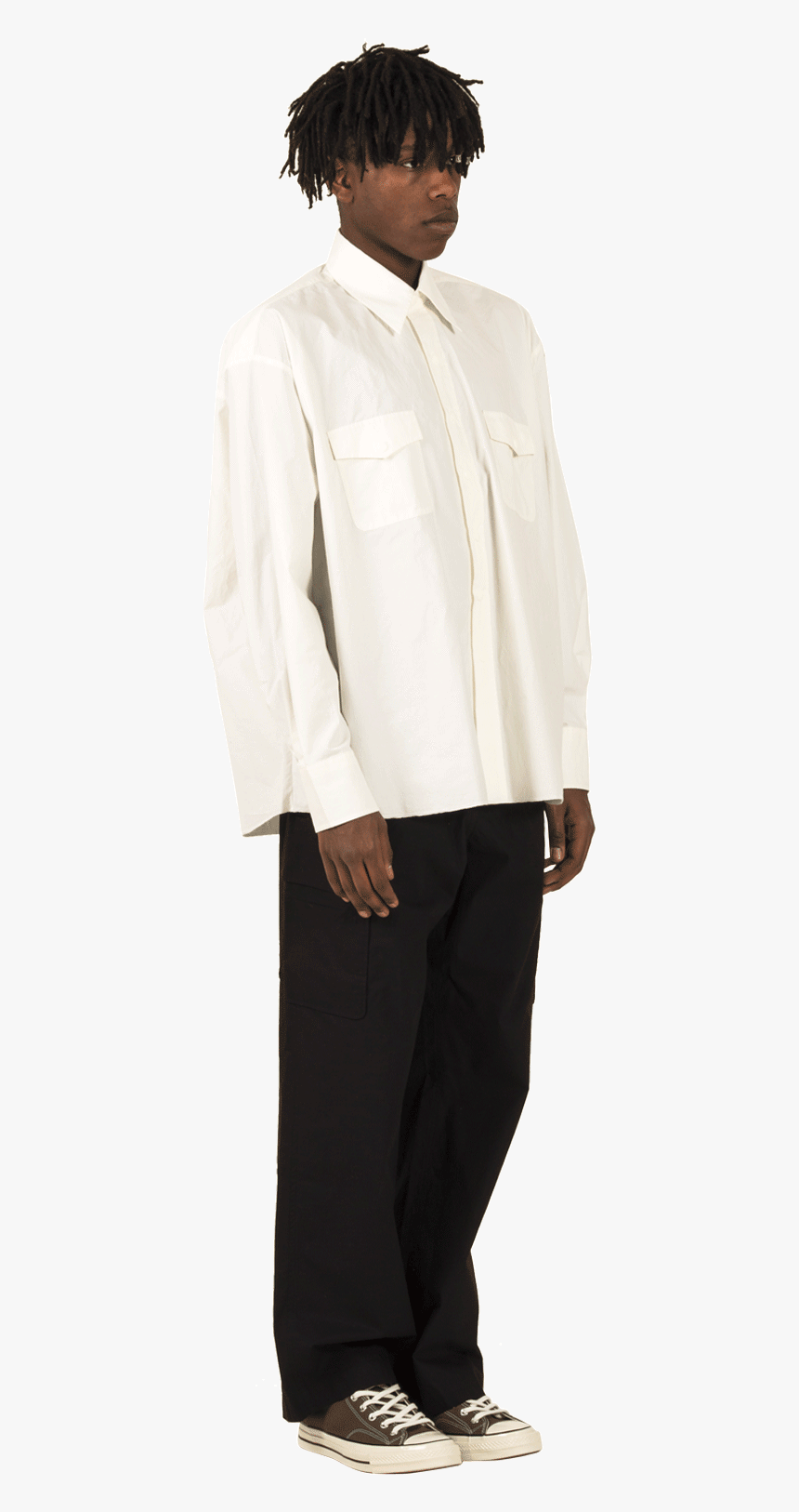 Our Legacy Shirts Overshirt Egg White Parachute Cotton - Standing, HD Png Download