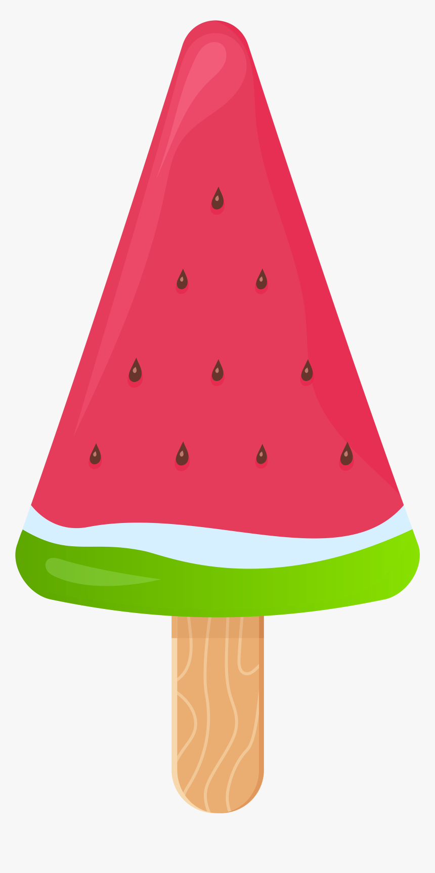 Watermelon Ice Cream Stick Png Clip Art - Ice Cream Stick Clipart, Transparent Png