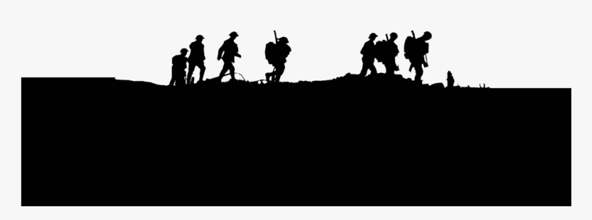 Catherine Edwards & Scott Wilson - Soldier Silhouette Png, Transparent Png