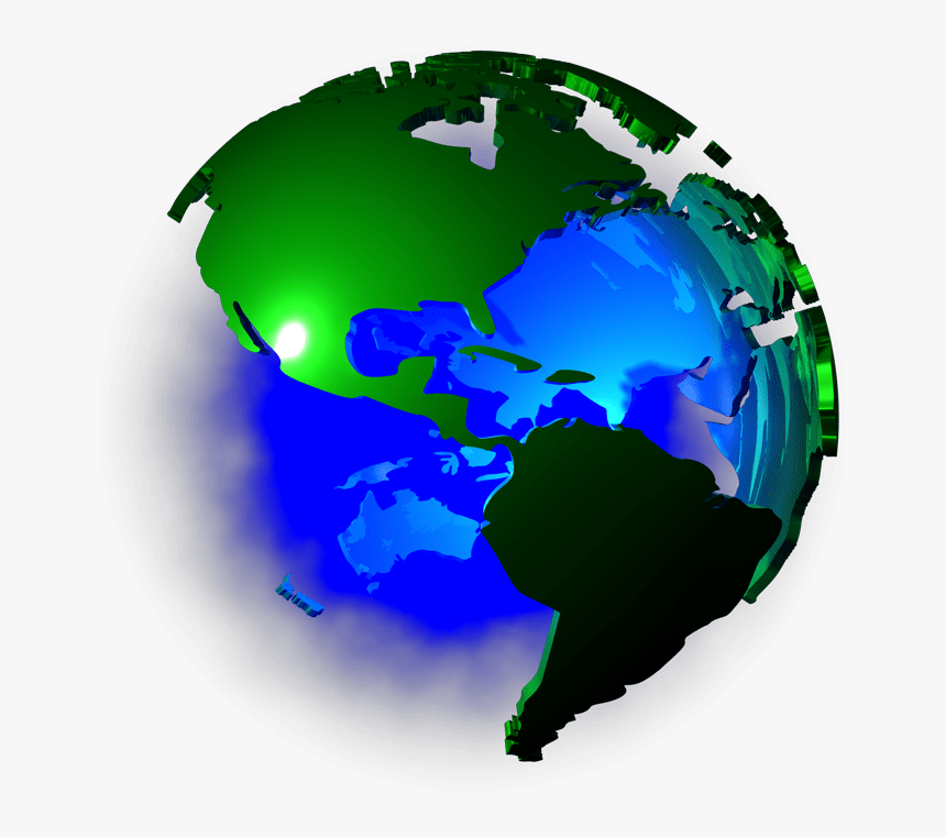 Cable Internet Service - 3d World Png, Transparent Png