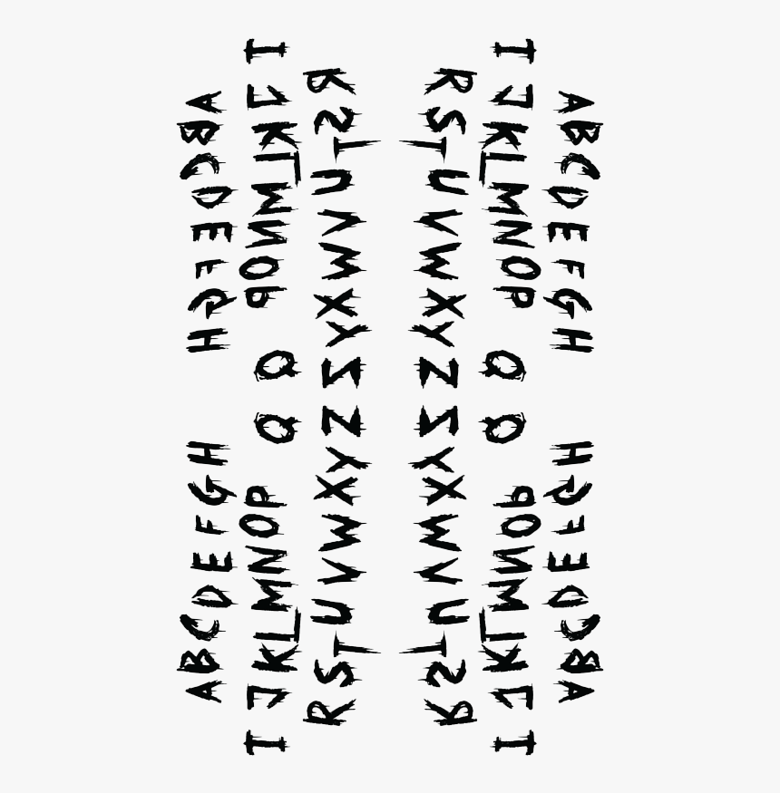 Stranger Things Alphabet Printable