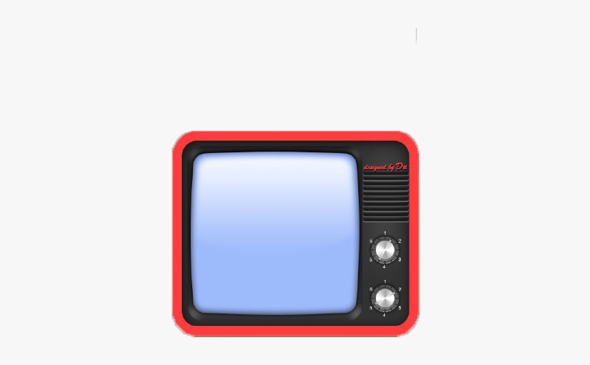 Television Set Red - Television Set, HD Png Download
