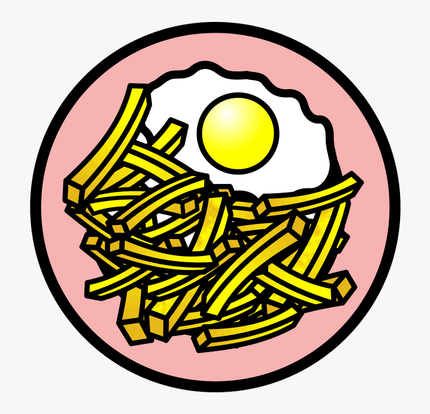 Picture - Egg And Chips Clipart, HD Png Download
