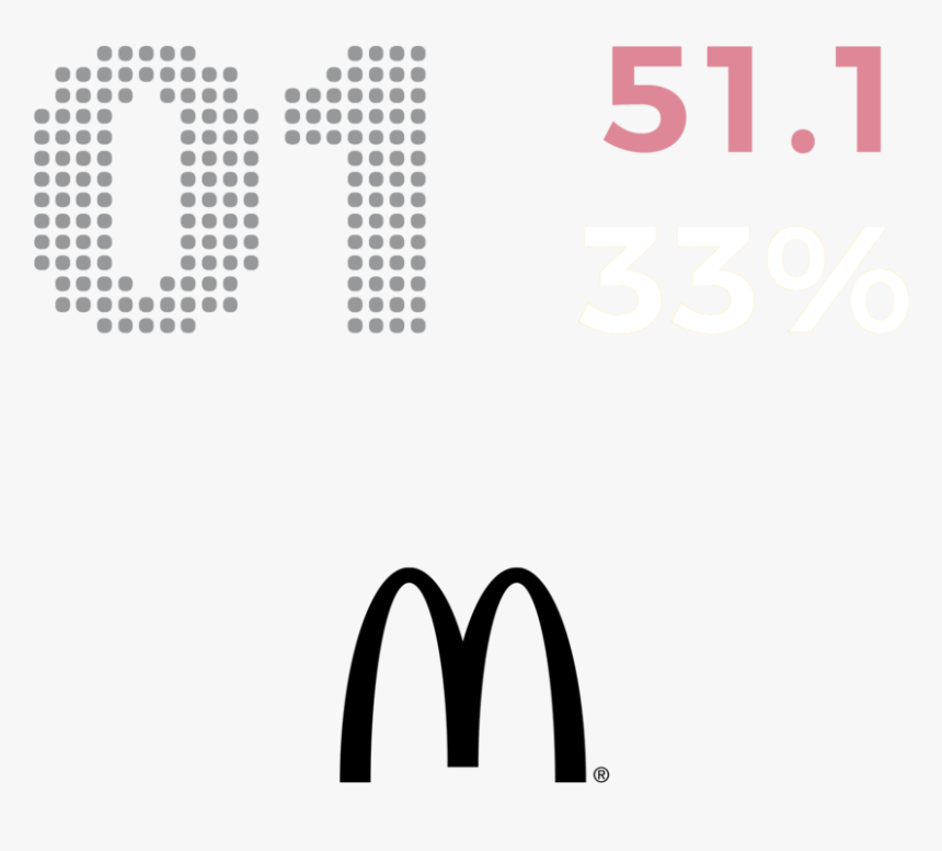 1 Mcdonalds White - Graphics, HD Png Download