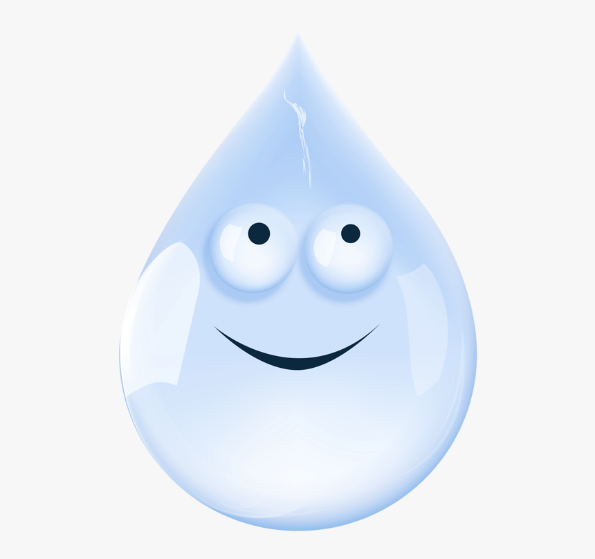 Raindrops Clipart Smiley - Smiley, HD Png Download