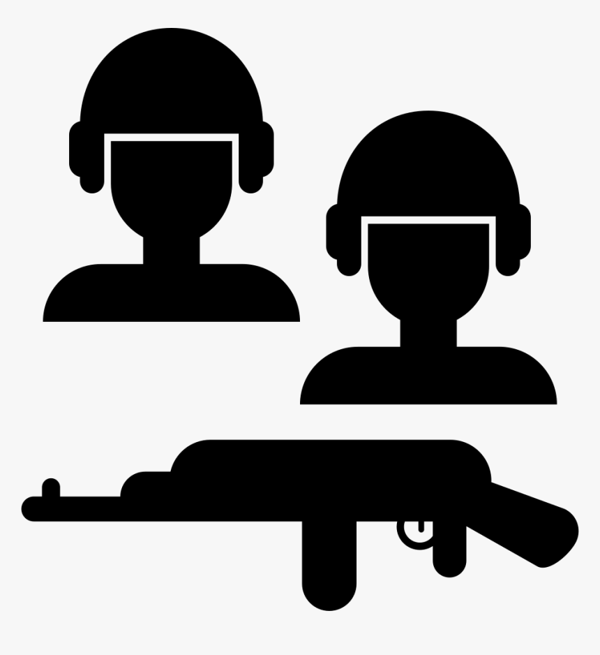 Soldiers And A Weapon - Armamento .png, Transparent Png