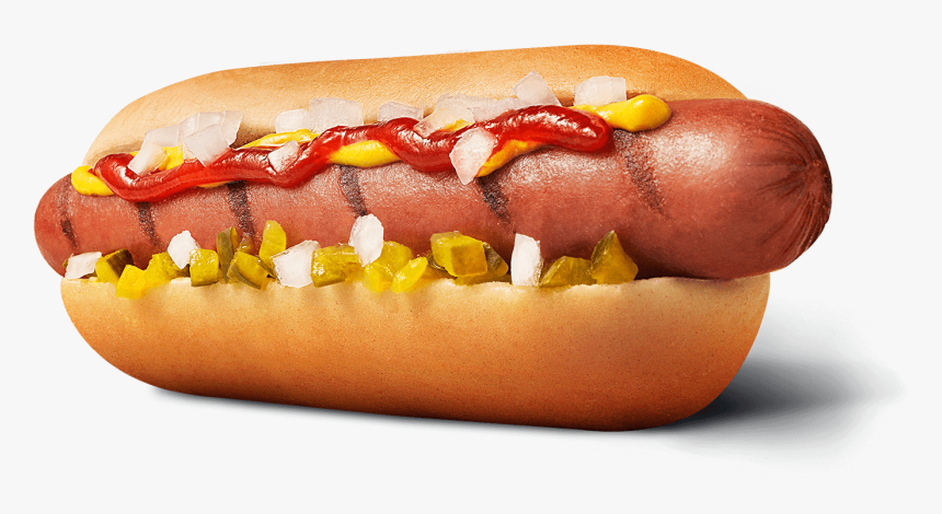 Chicago-style Hot Dog Cheeseburger Junk Food Knackwurst - Hot Dog Png Transparent, Png Download