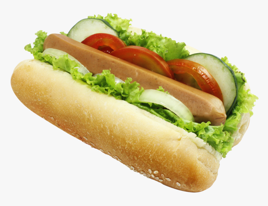 Hot Dog Png Image - Pizza Hot Dog Hamburger, Transparent Png