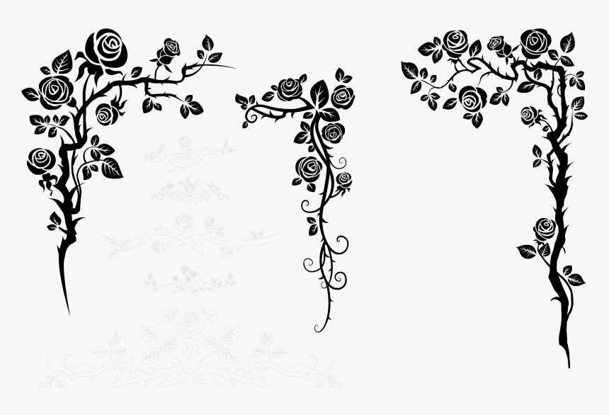 Silhouette Lace Illustration, HD Png Download