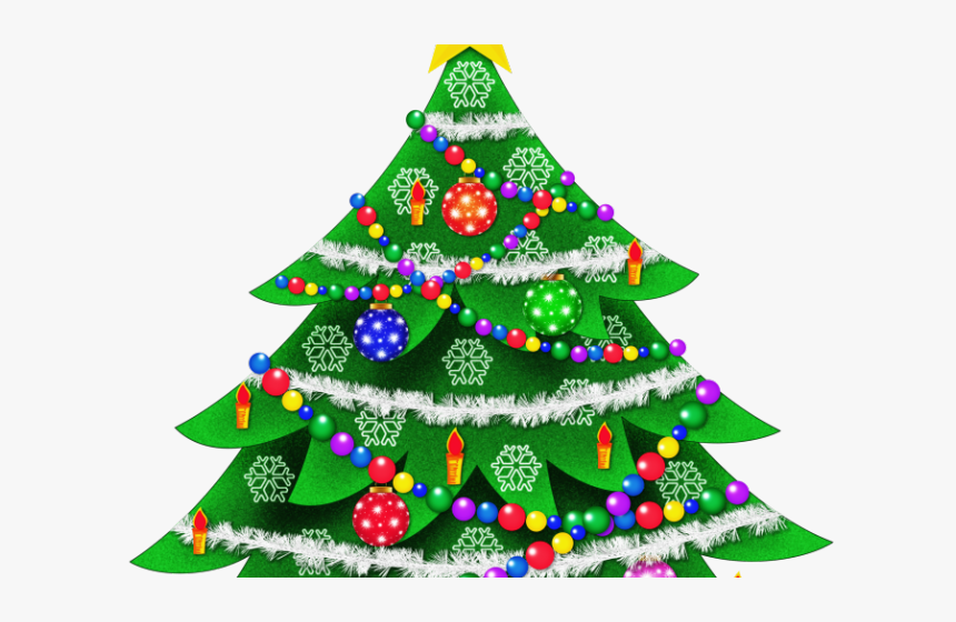 Christmas Tree Clipart Png, Transparent Png